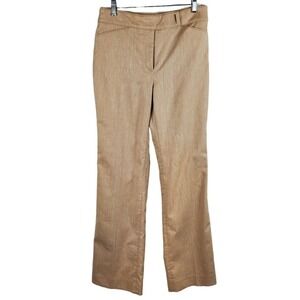 White House Black Market Linen Blend Casual Classic Pants Size 6